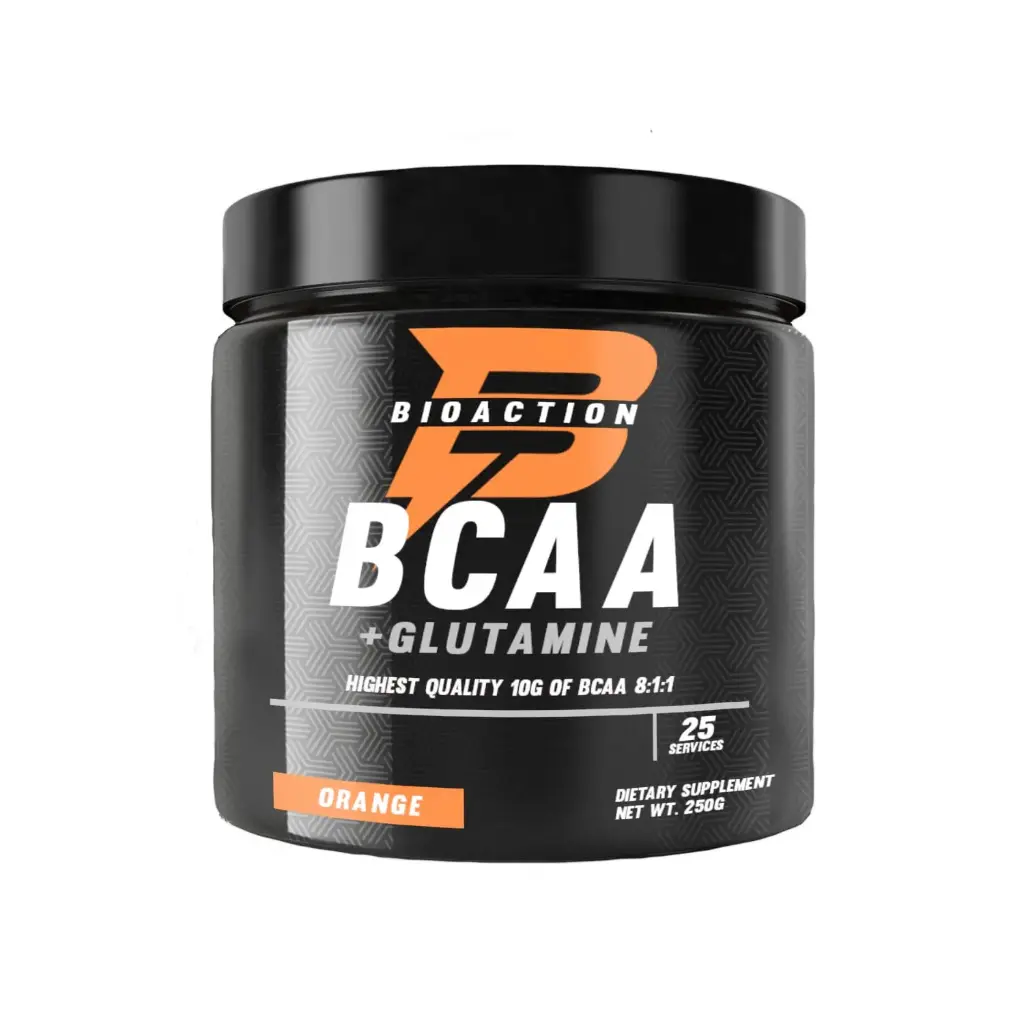 [807] Aminoacido bcaa 8.1.1 bio action 300gs (Naranja)