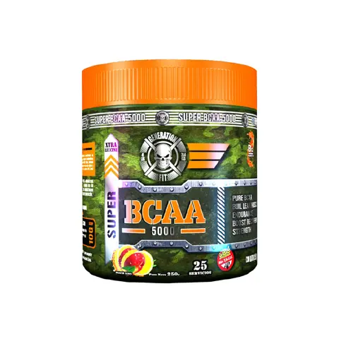 [619660879033] Aminoacido bcaa 5000 generation fit 250gs (Lima-Durazno)