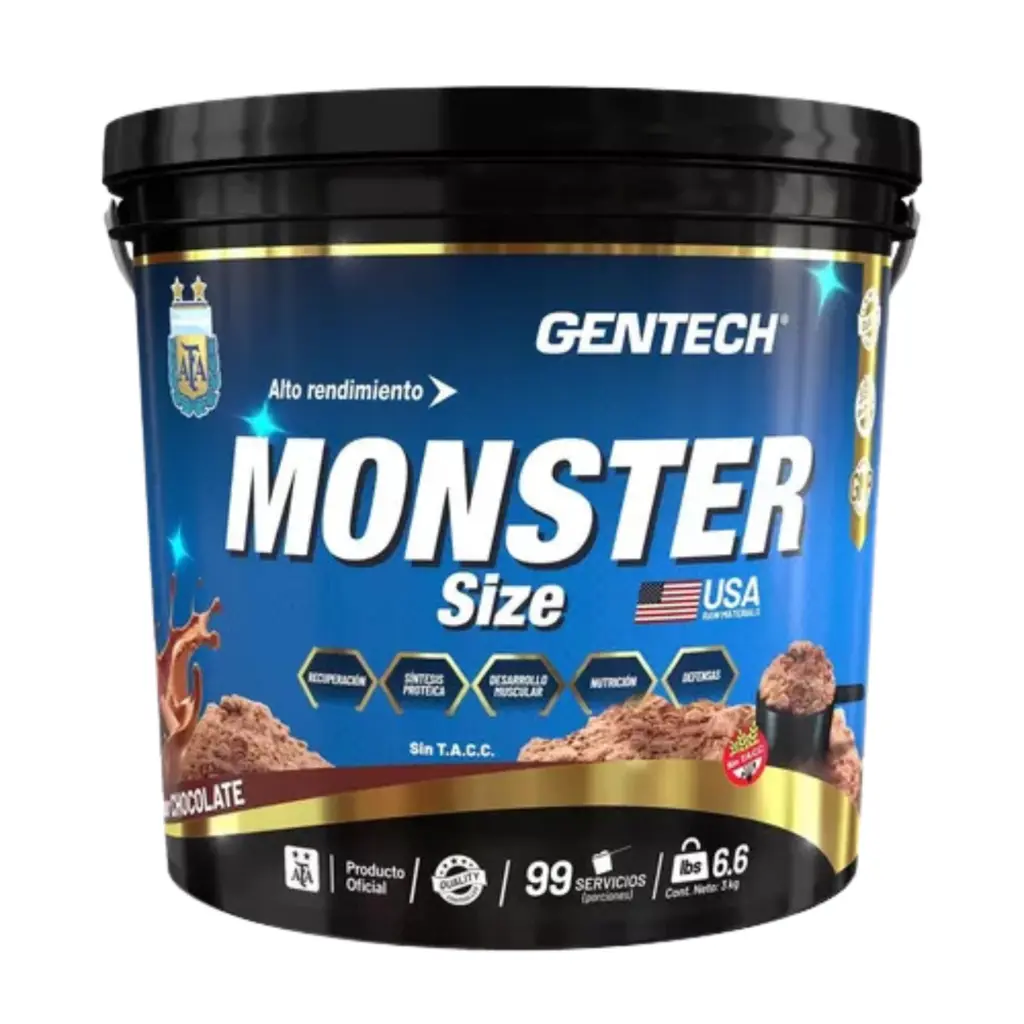[11947] Proteina monster whey 7900 gentech 3kg (Vainilla)