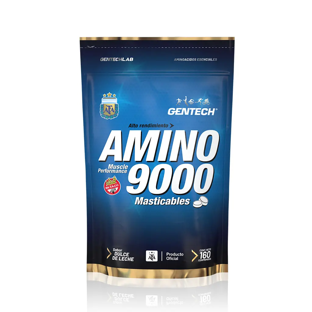 [7798101206058] Amino 9000 masticable gentech x 160 tbs (Frutilla)