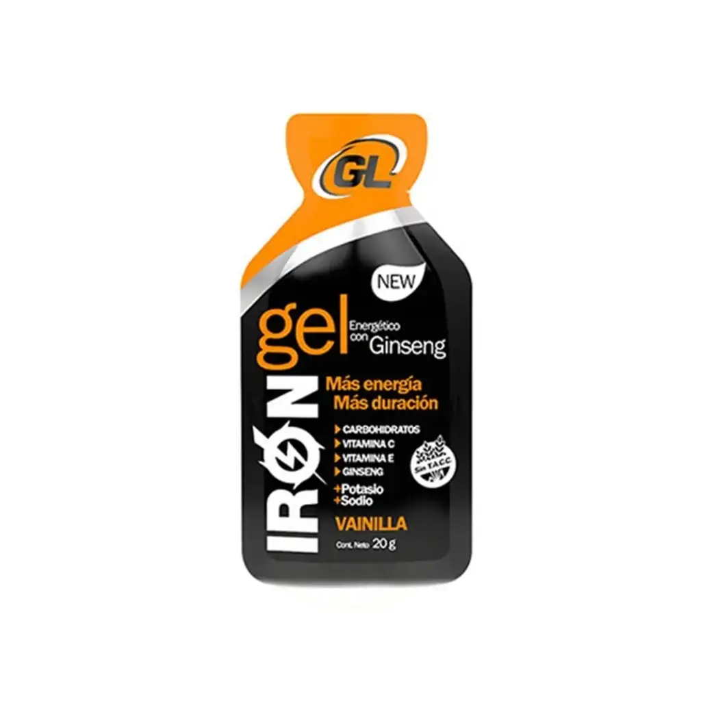 Iron gel ginseng gentech unidad x 20gs