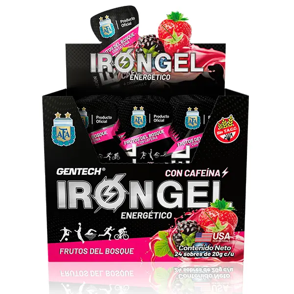 [71] Iron gel cafeina gentech caja 24x20gs (Citrus)
