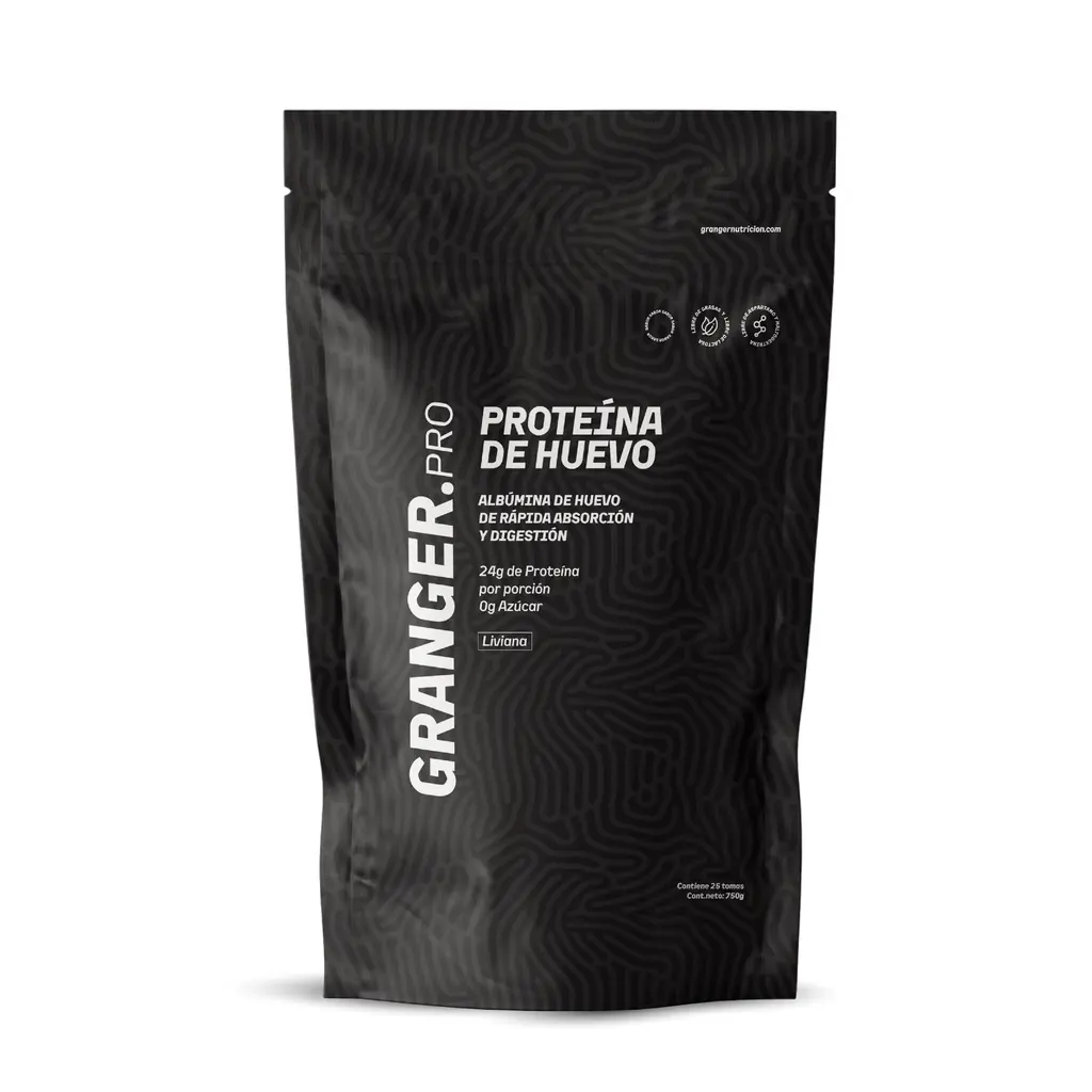 [62] Proteina de huevo hidrolizada granger 750gs (Vainilla)