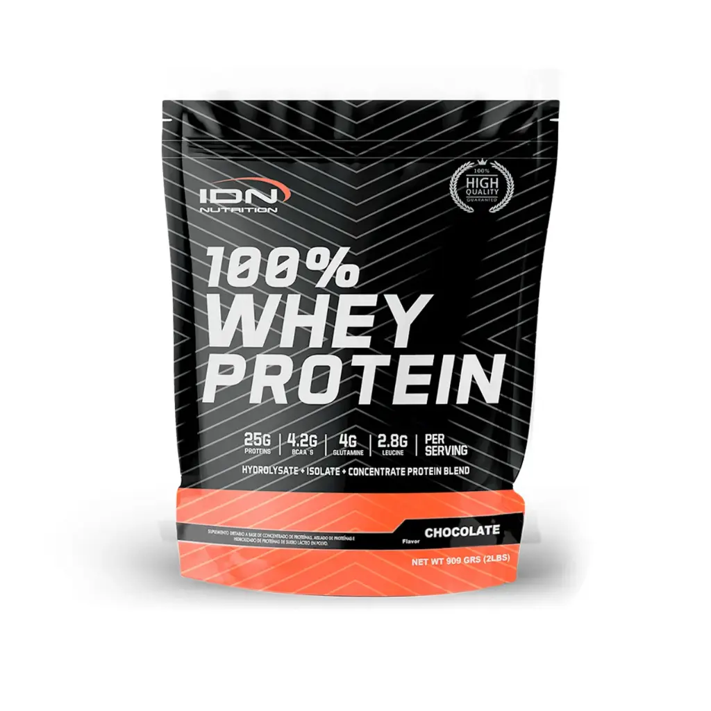 [11322] Proteina 100% whey idn doypack 2lb (Frutilla)