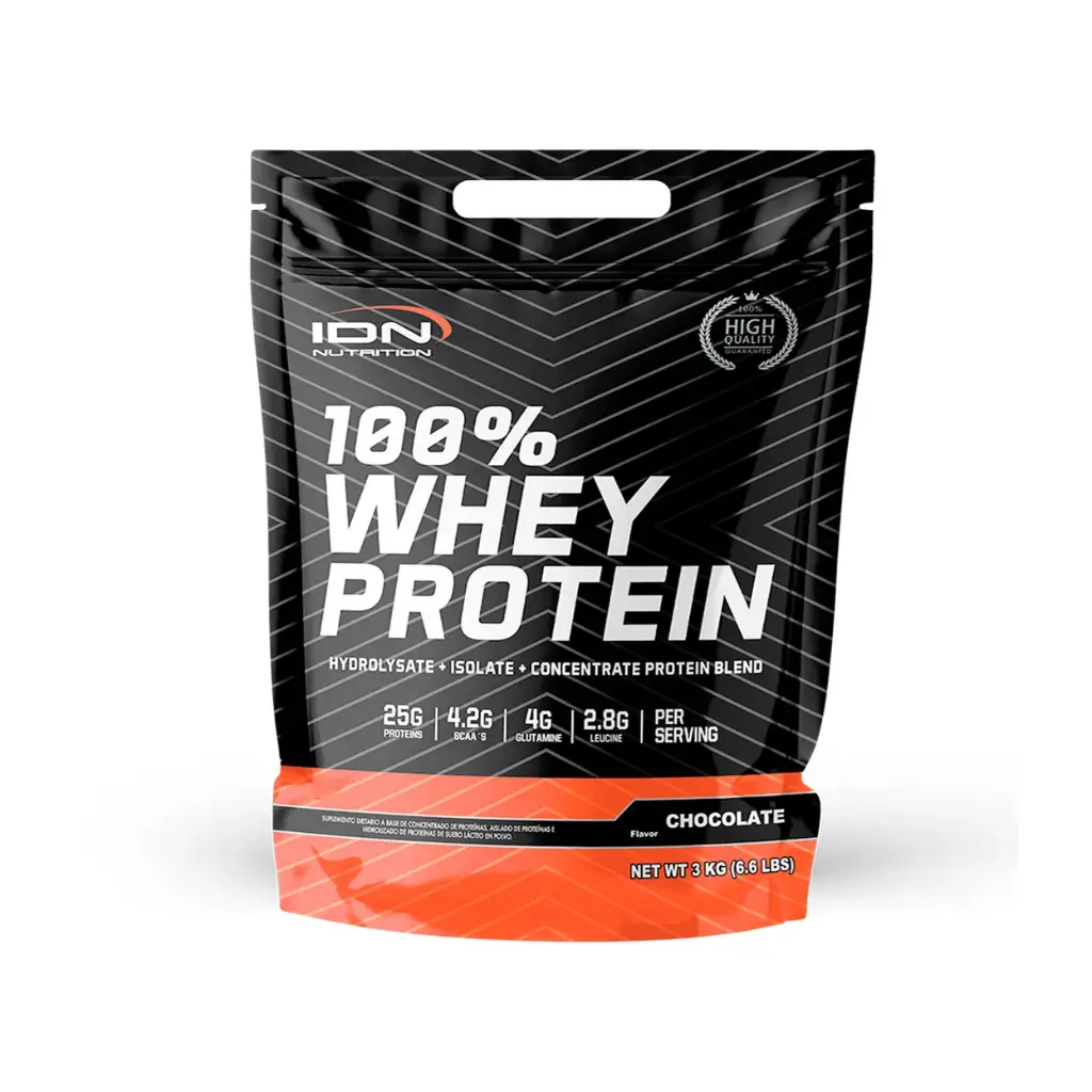 [11208] Proteina 100% whey idn 3kg (Frutilla)