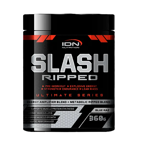 Pre entreno con quemador slash ripped idn 360gs