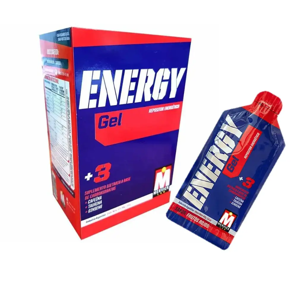 [11051] Energy gel caja de 12 x 40grs mervick (Naranja)