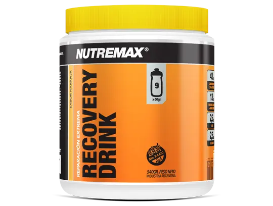 Recuperador nutremax recovery drink x 1,5kg