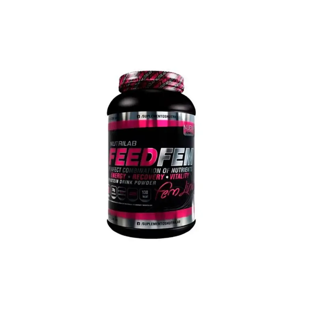 [11476] Whey protein feed fem nutrilab 1kg (Vainilla)