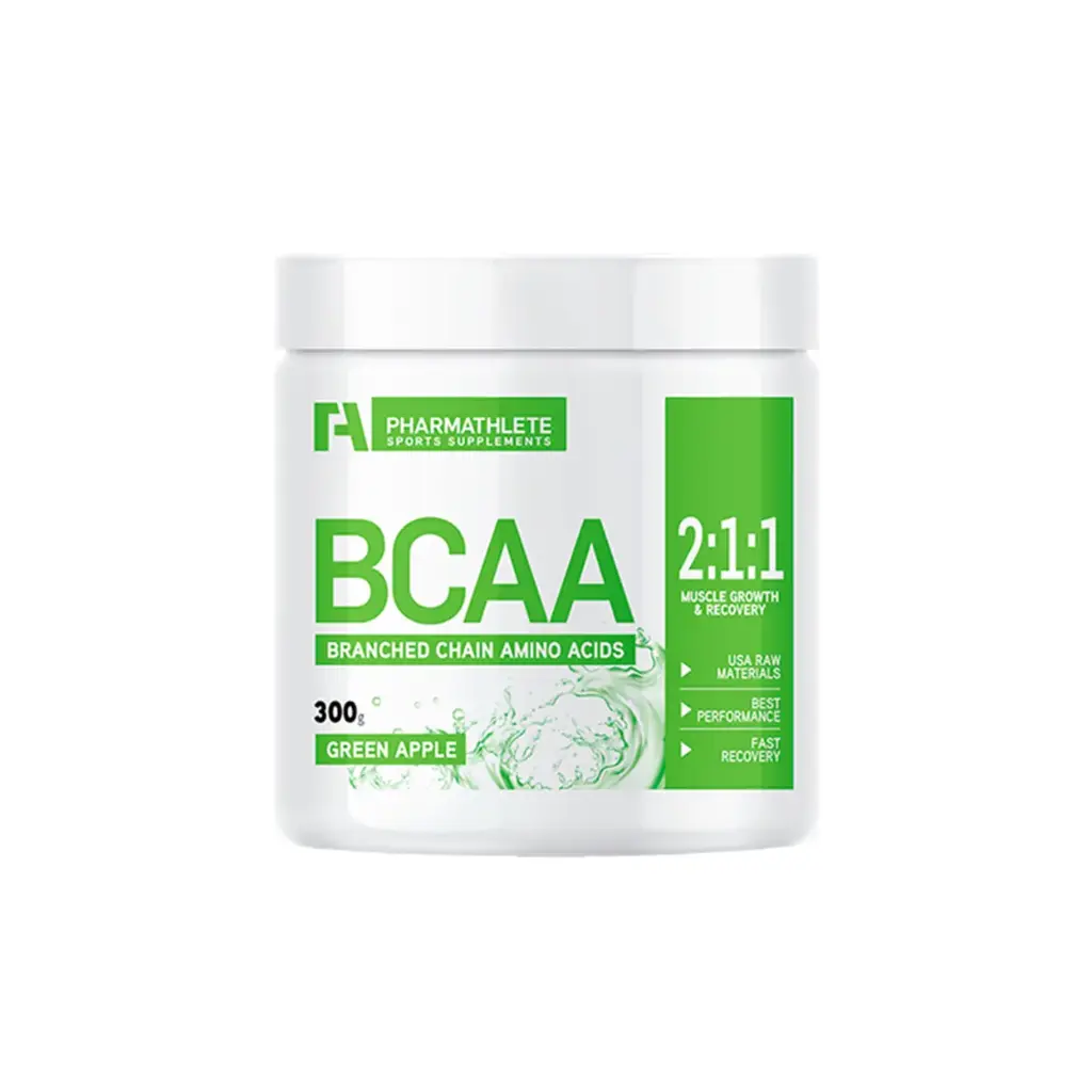 [7798316160688] Aminoacido bcaa pharmatlete 300gs (Manzana)
