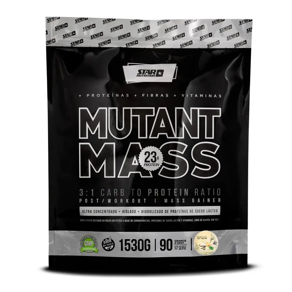 [275] Mutant mass ganador de peso star nutrition 1,5kg (Frutilla)