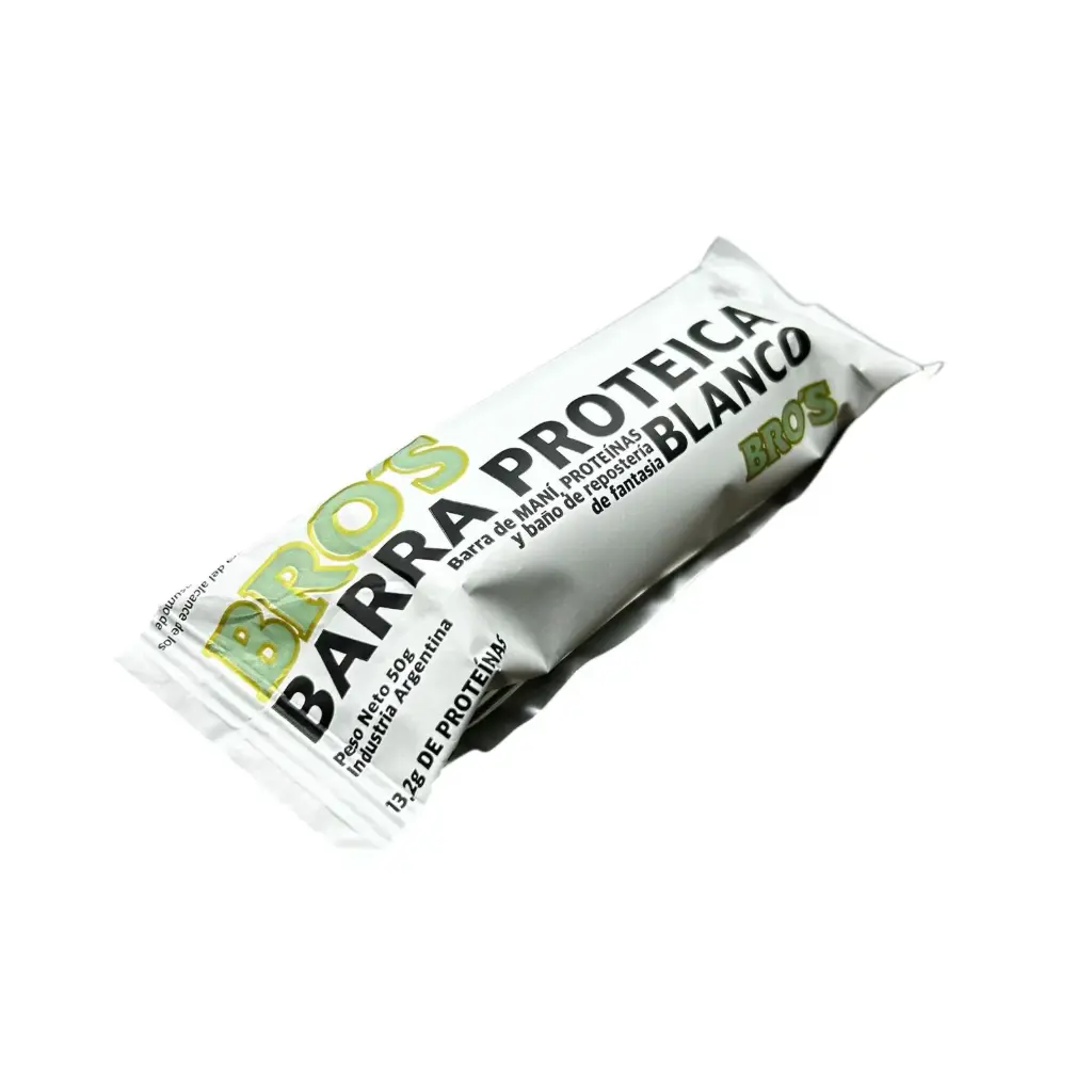 [11927] Barra proteica bros unidad 50gs chocolate (Chocolate blanco)