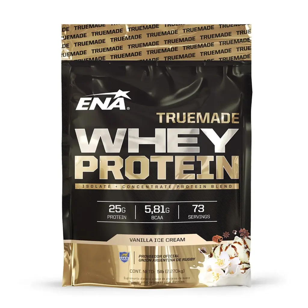[12073] Whey protein ena truemade big size x 5lb (Vainilla)
