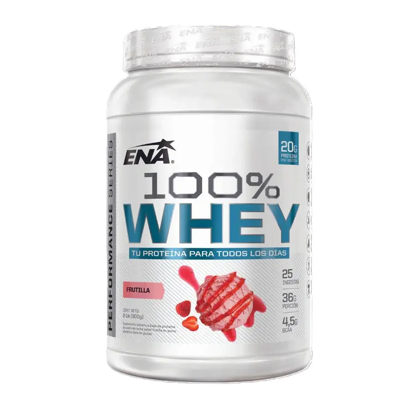 [12081] 100% whey protein ena x 2lb (Frutilla)