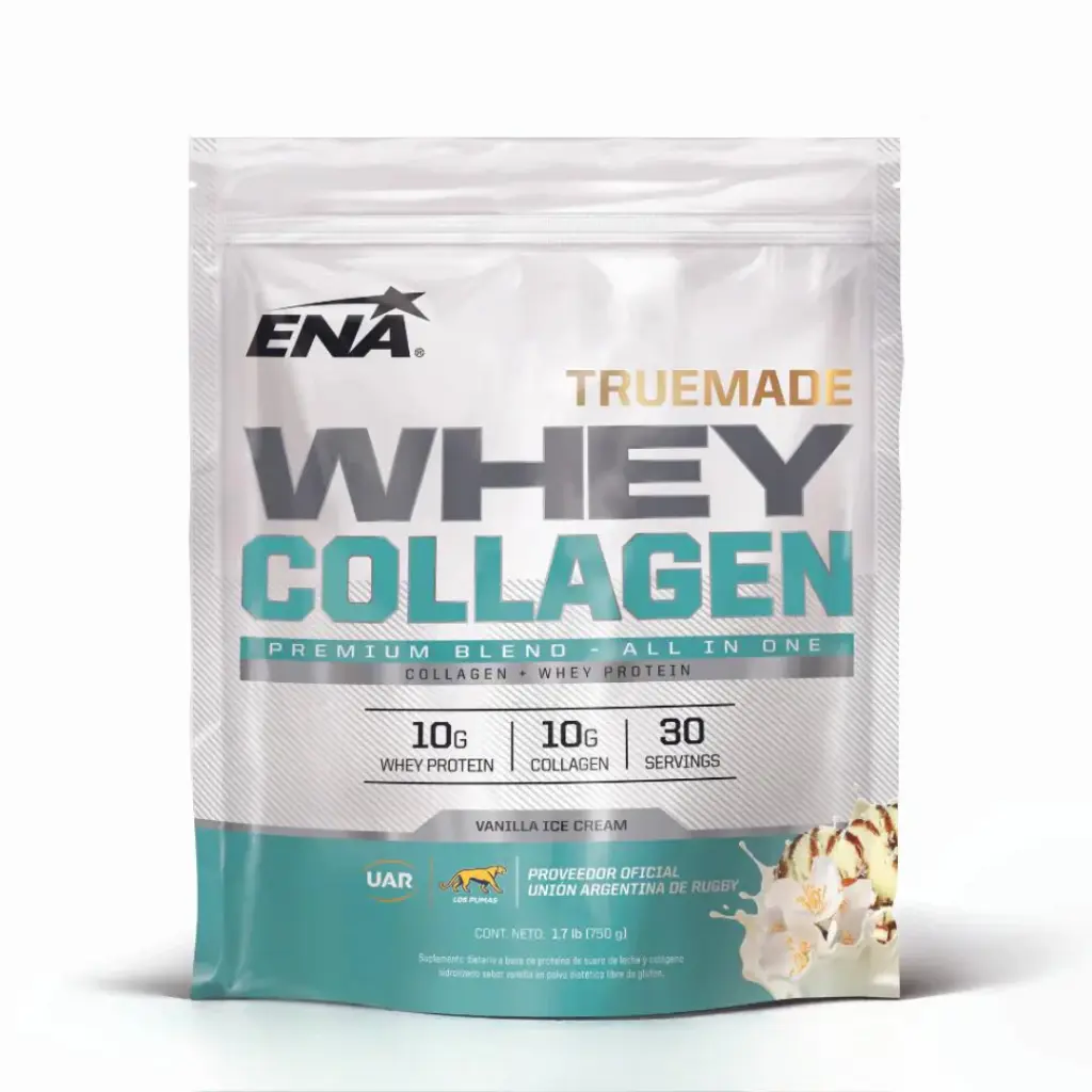 [12087] Truemade whey con colageno ena x  771gs (Vainilla)