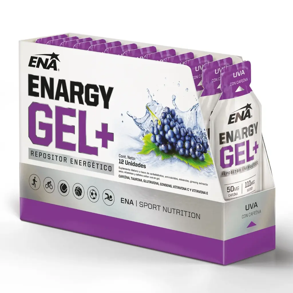 [12116] Enargy gel con cafeina ena caja 12x32gs (Vainilla)