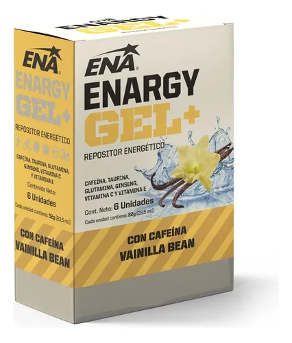 [12119] Enargy gel con cafeina ena caja 6x32gs (Vainilla)