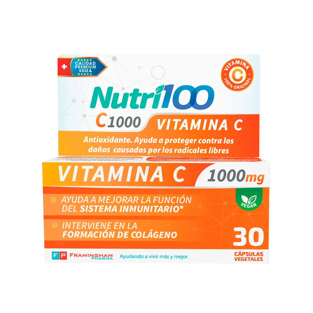 [123] Vitamina C 1000mg nutri100 30c