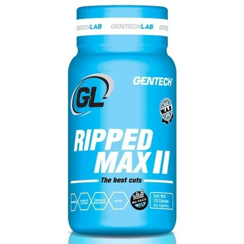 Ripped máx gentech 120c