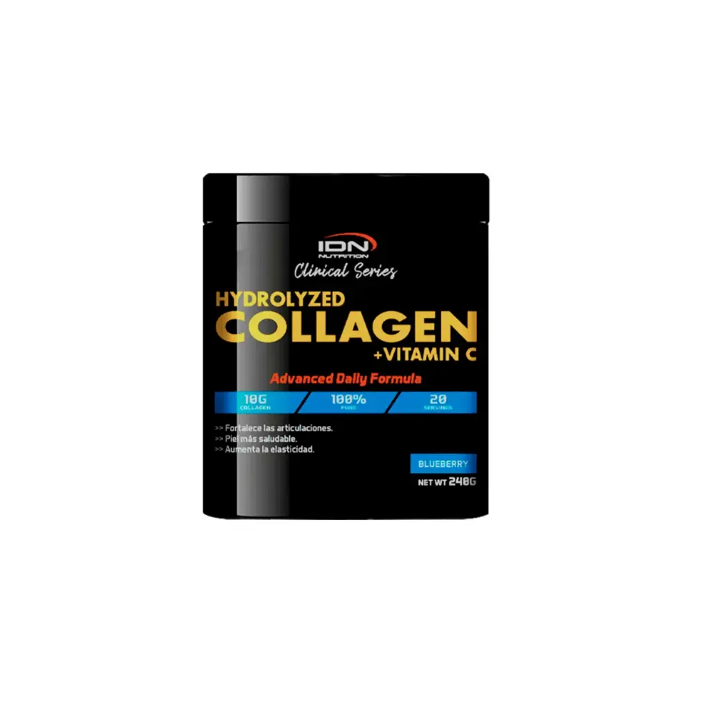 Colageno hidrolizado + vit c idn sabor arandanos