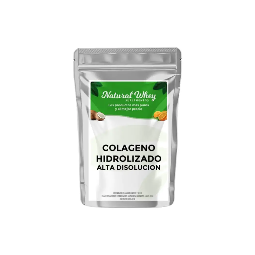 Colageno hidrolzado puro natural whey x 250gs
