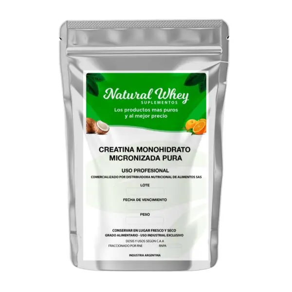 Creatina monohidrato natural whey x 100gs