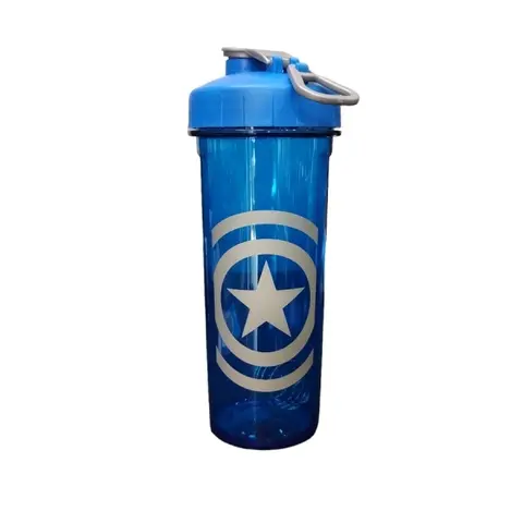 Shaker acrilico c/resorte capitan america