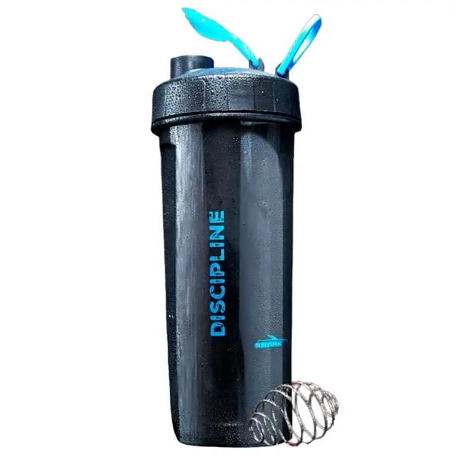 Shaker acrilico c/resorte discipline azul