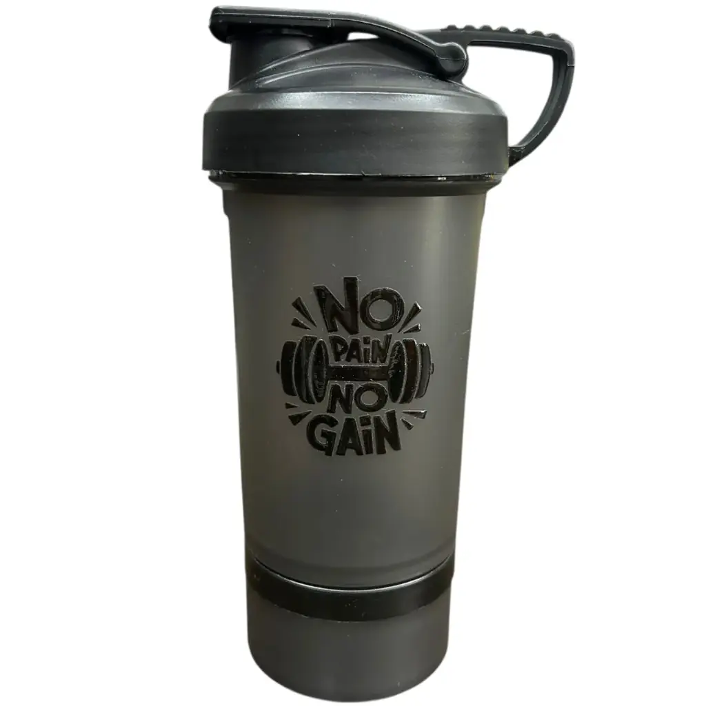 Shaker FLIP Color Fume 500ml (2 EN 1 + Scoop) NO PAIN NO GAIN