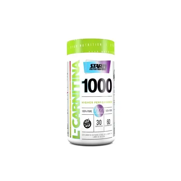 L carnitina  quemador de grasa star nutrition x 60c