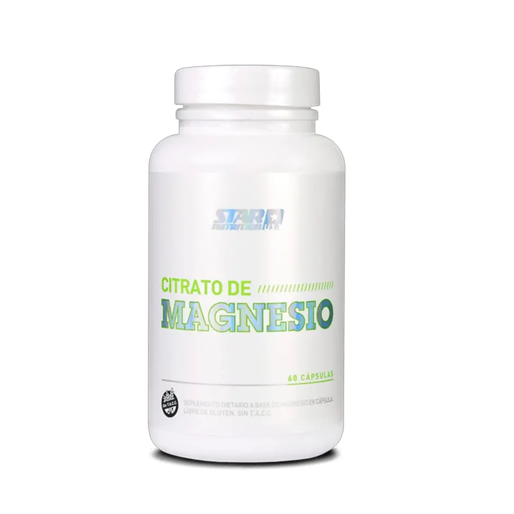 Citrato de magnesio star nutrition 500mg x 60c