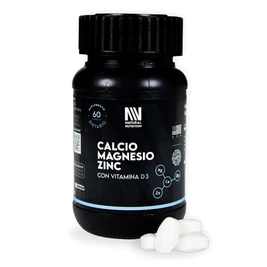 [12022] Calcio + magnesio + zinc + vitamina d3 natural nutrition