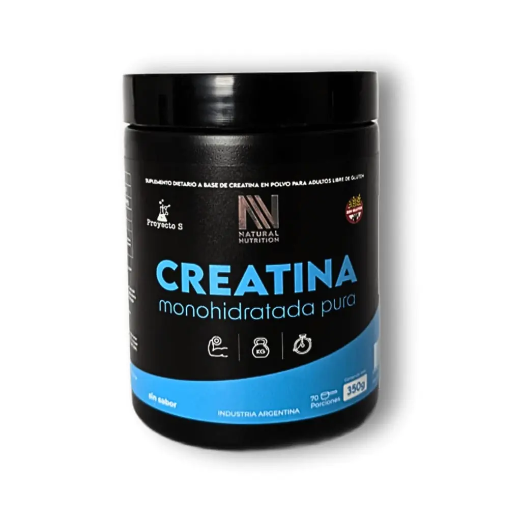 [12059] Creatina monohidrato natural nutrition x 350gs