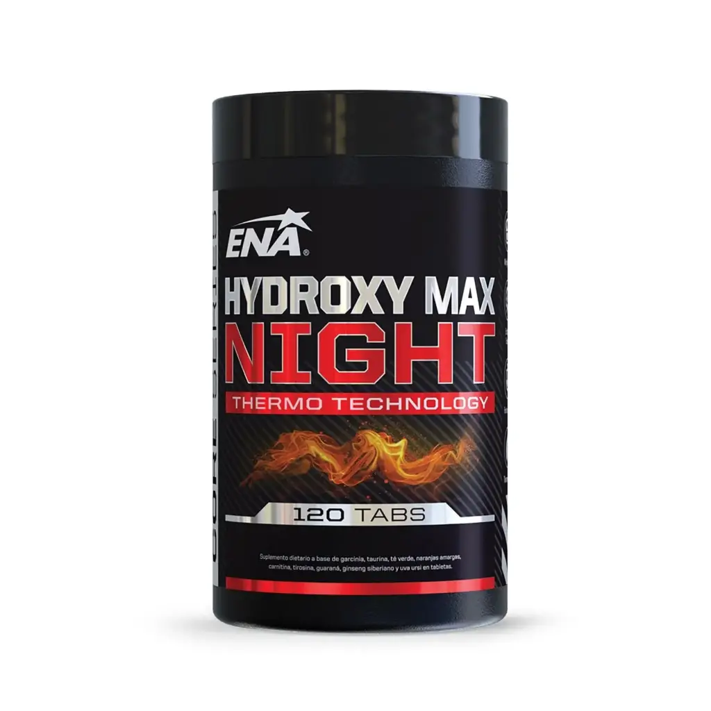 Hydroxi max night black quemador de grasa ena 120c