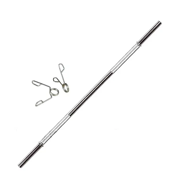 Barra recta cromada 1,7m - diametro 30mm - maciza (con topes)