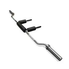 Barra olimpica para sentadillas con rulemanes - diametro 50mm (incluye topes y protectores)