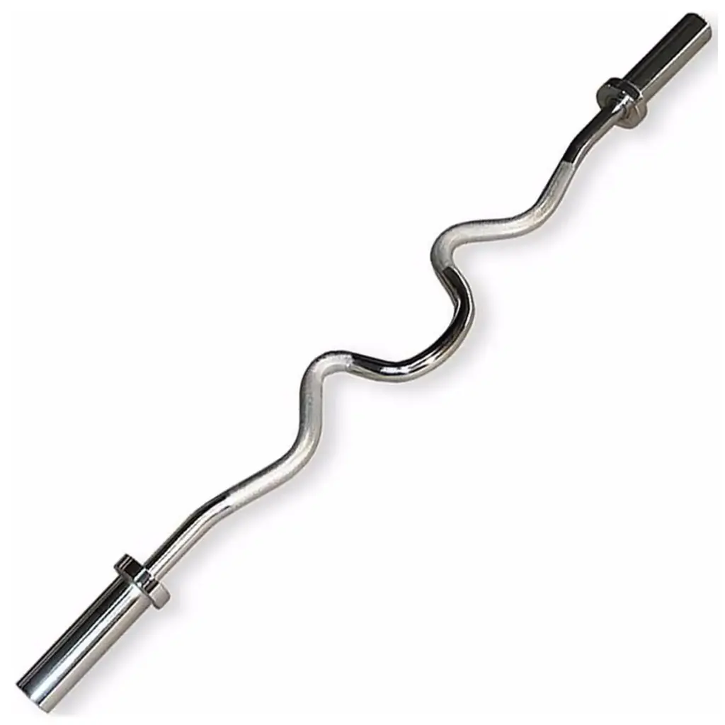 Barra olimpica w con bujes - diametro 50mm (con topes)