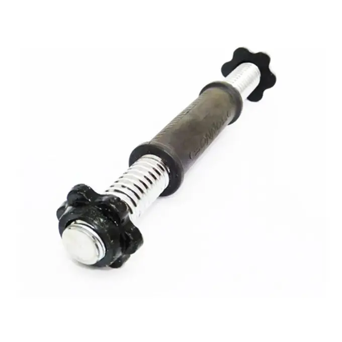 Mancuerna 40cm - maciza a roscas - diametro 25mm puño de pvc