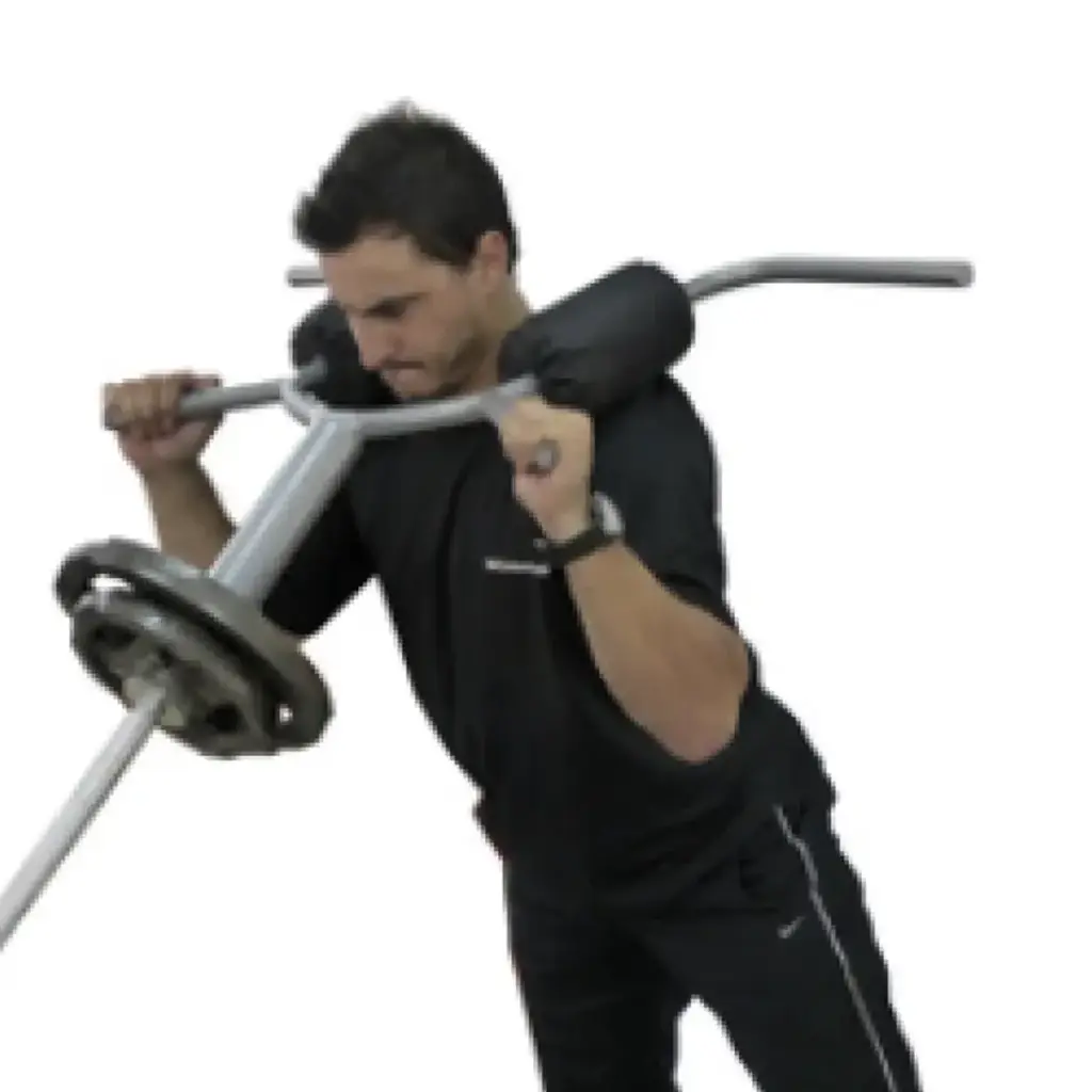 Landmine super core piernas y hombros barra olimpica - 50mm de diametro