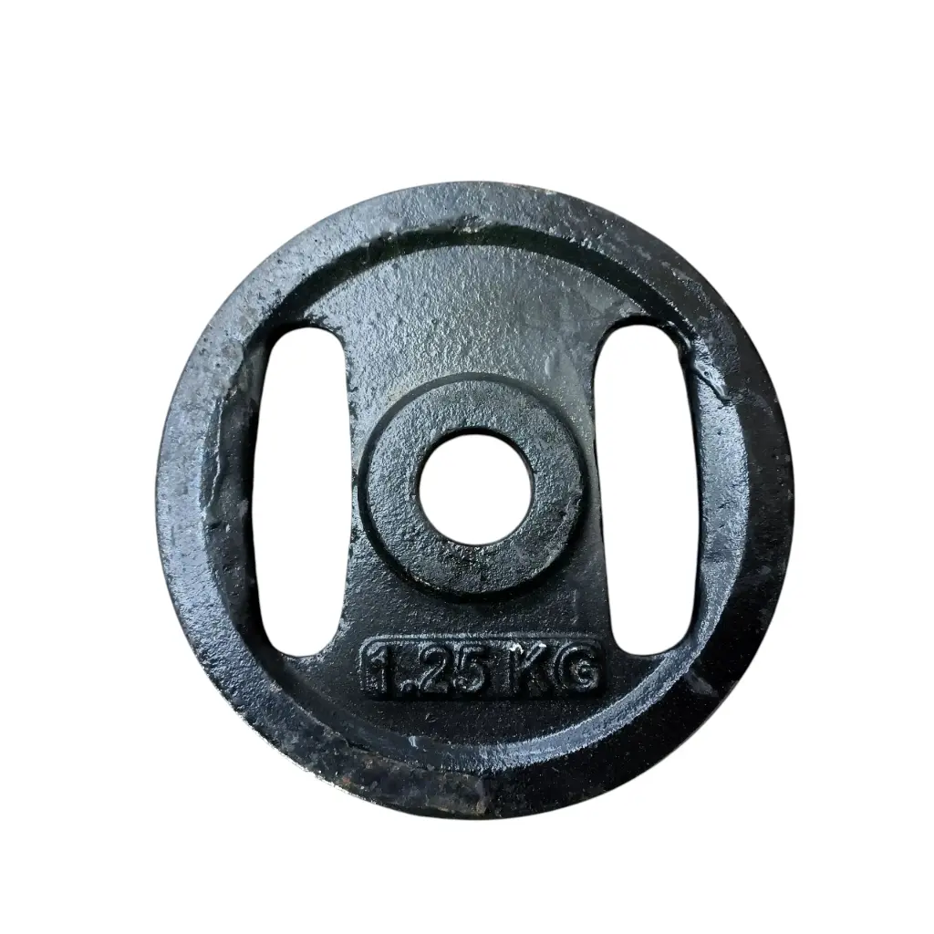 Disco de fundicion premium c/manija 1,25kg - diametro 30mm