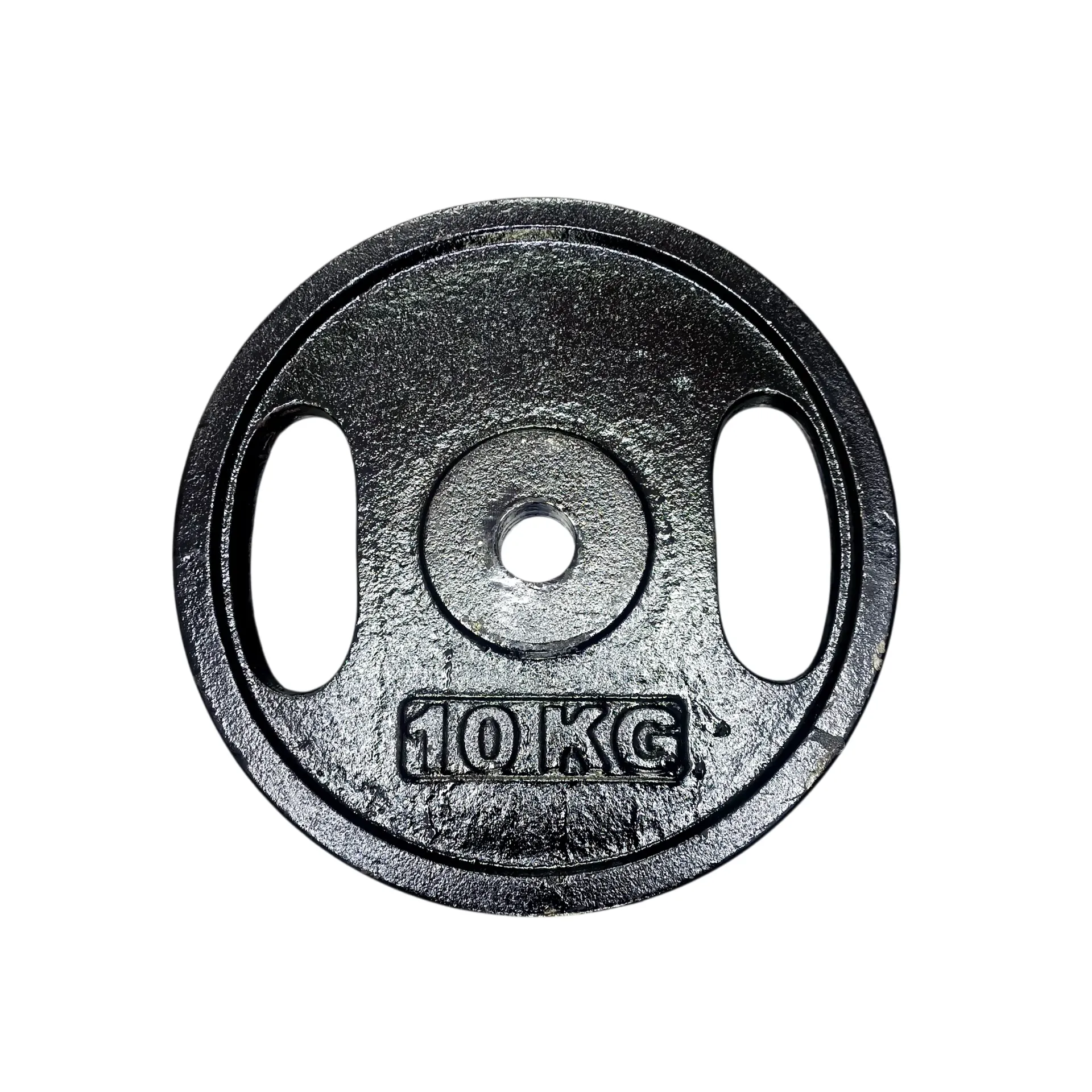 Disco de fundicion premium c/manija 10kg - diametro 30mm