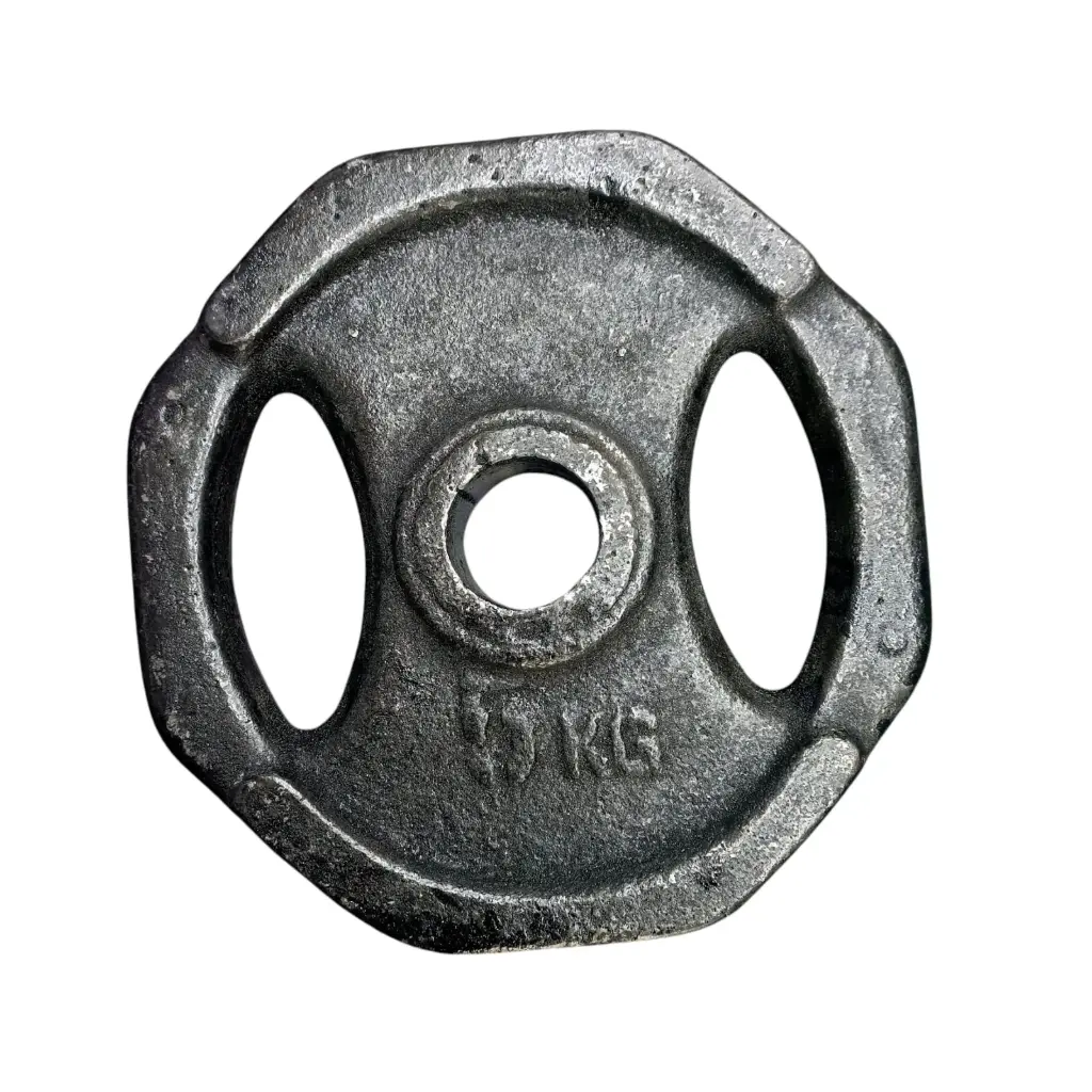 Disco de fundicion c/manija 5kg - diametro 30mm