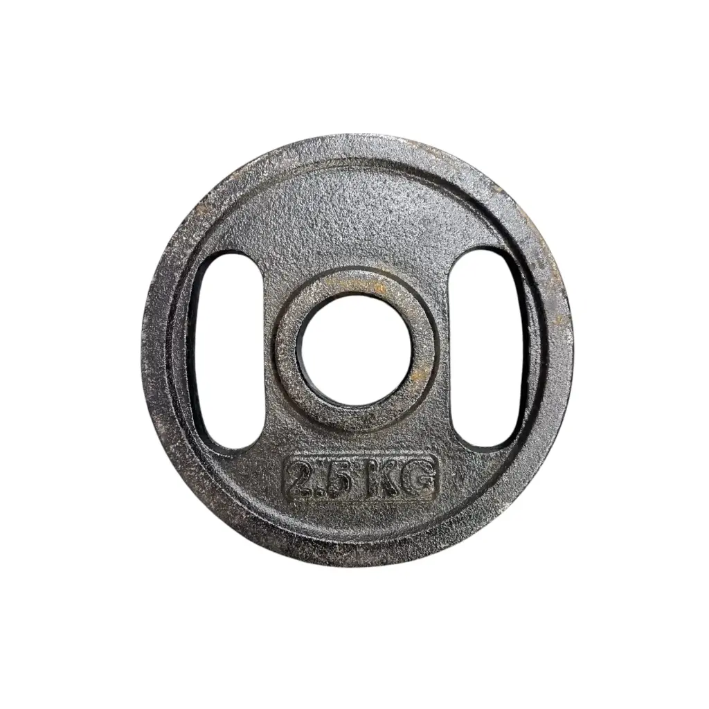 Disco de fundicion premium c/manija 2,5kg - diametro 50mm