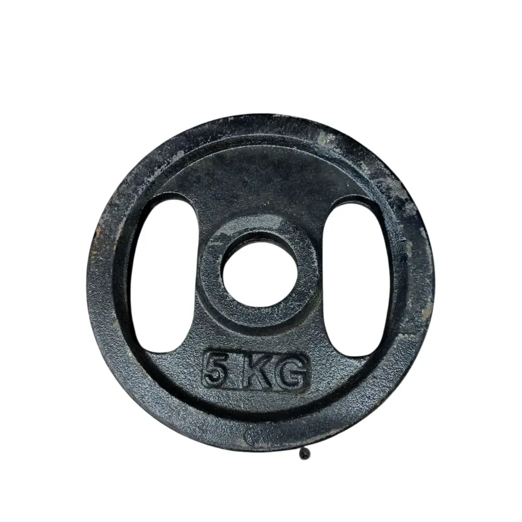 Disco de fundicion premium c/manija 5kg - diametro 50mm