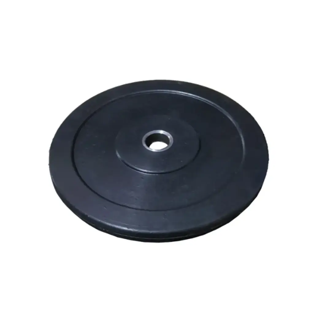 Disco bumper caucho 10kg - diametro 50mm