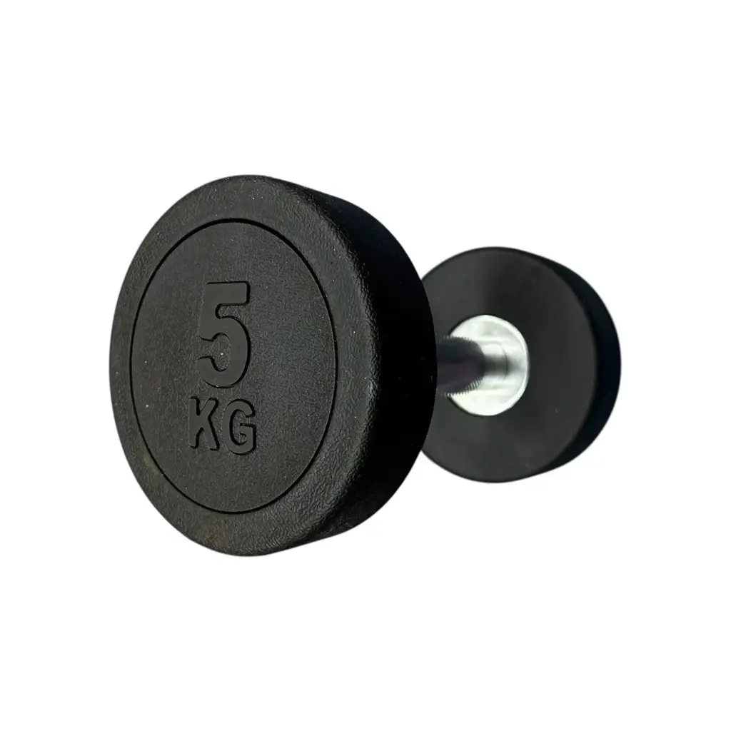 [12637] Mancuerna redonda caucho 5kg