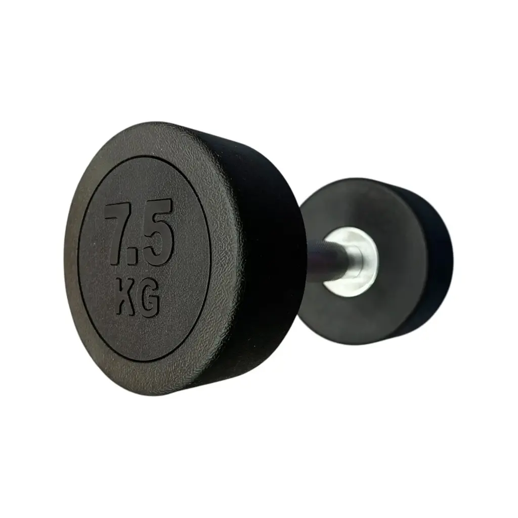 Mancuerna redonda caucho 7,5kg