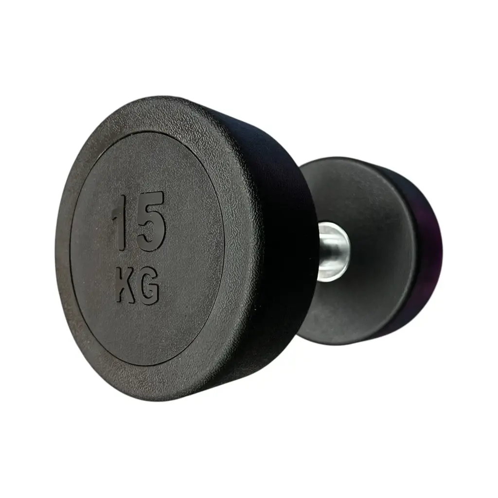[12640] Mancuerna redonda caucho 15kg