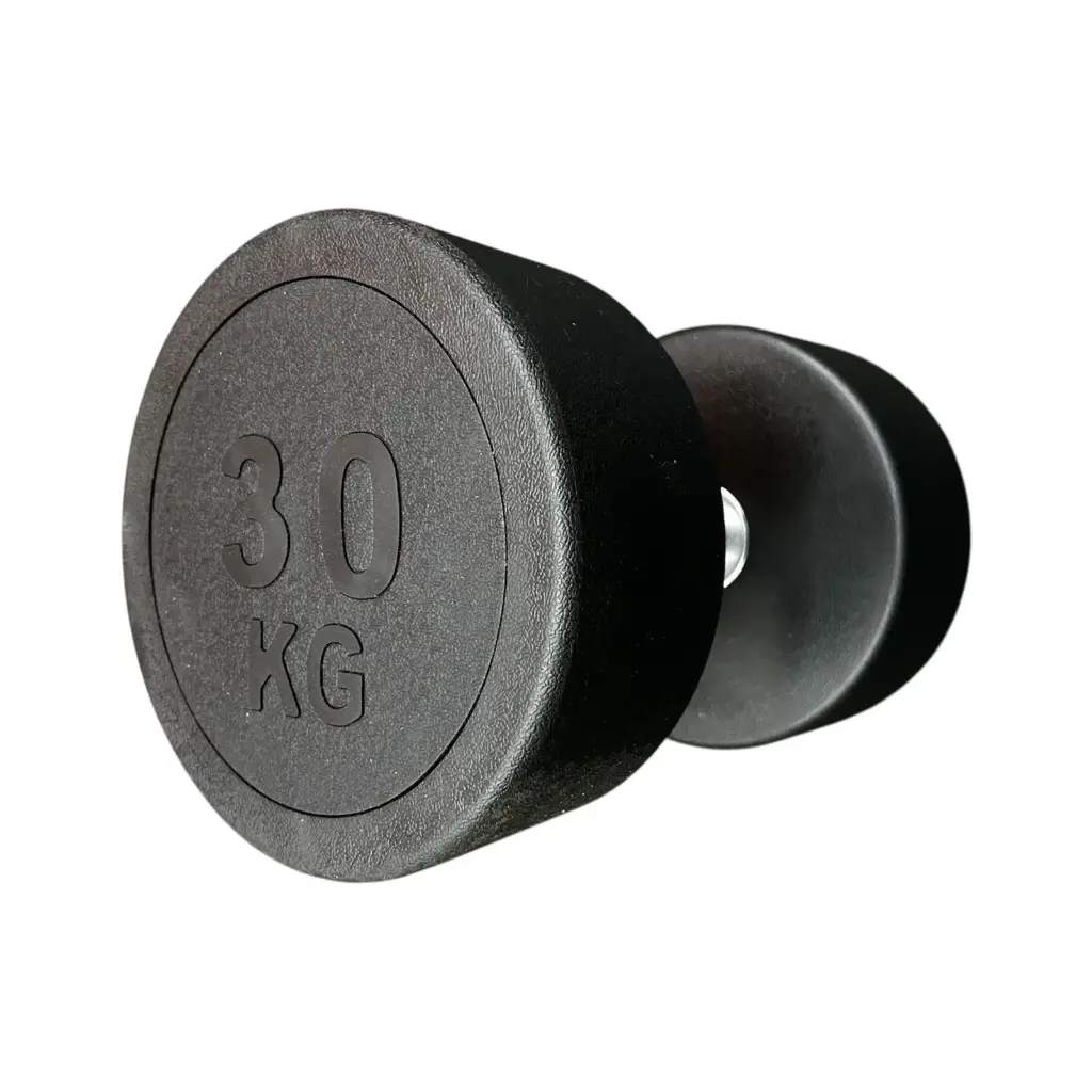 [12643] Mancuerna redonda caucho 30kg