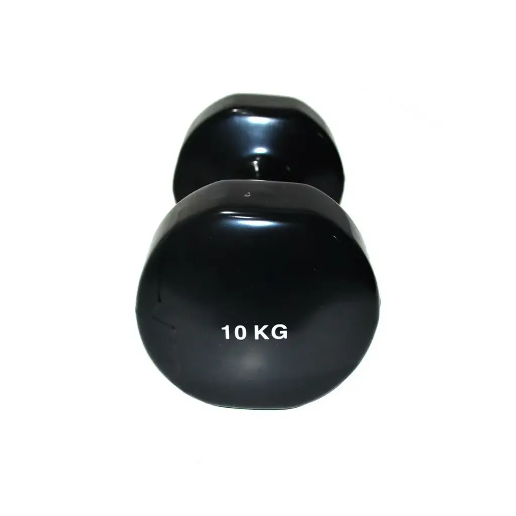 Mancuerna hexagonal recubierta 10kg